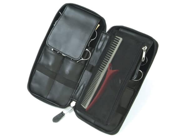 8 Scissor Black Zippered Case