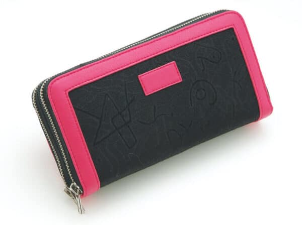Shear Pink Leather/Fabric Case